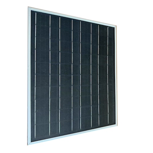 11W 5V Small Glass Solar Panel PERC Monocrystalline Front Glass for Outdoor 5V Appliance with DC5521 with Aluminum Frame