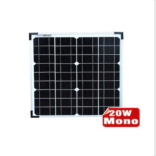 20w 18v Glass solar panel mono family roof customized mini glass solar panel