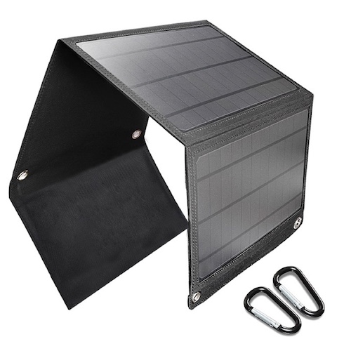 21watt Flexible Solar Panels 3 USB Ports Output Foldable Solar Charger for Phone Controller Solar Power Bank